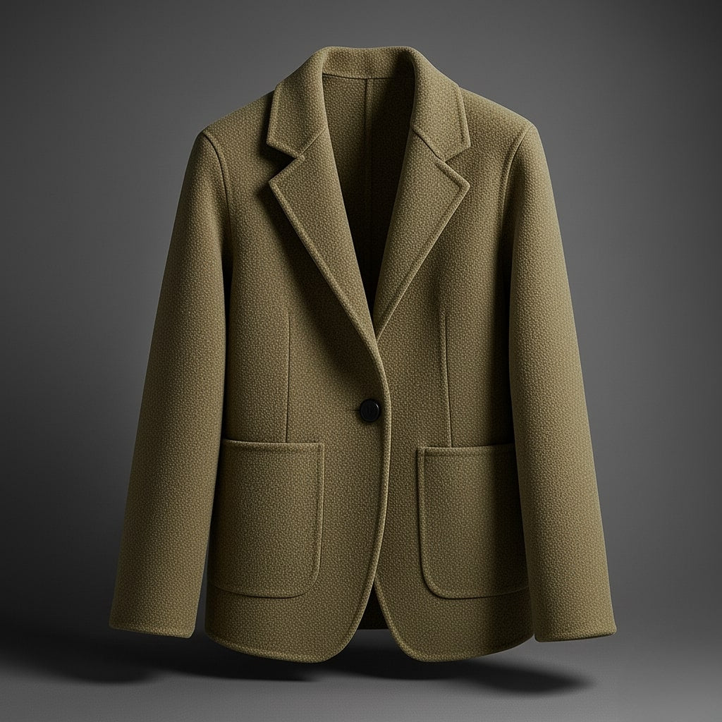 Alexandra Women’s Wool Blazer – Structured Wool for Polished Layering