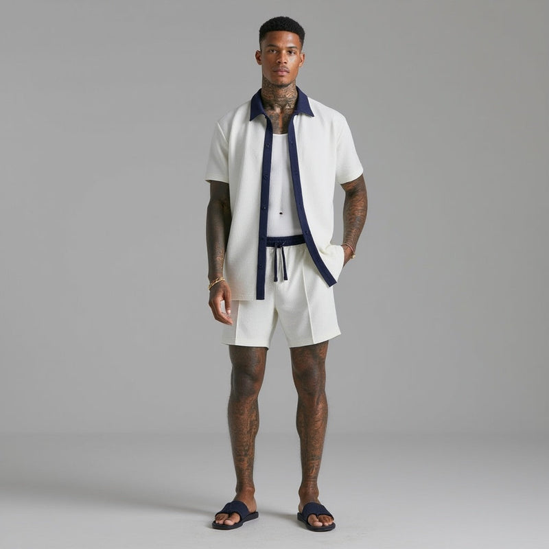 Knox Button-Up Summer Knit Set
