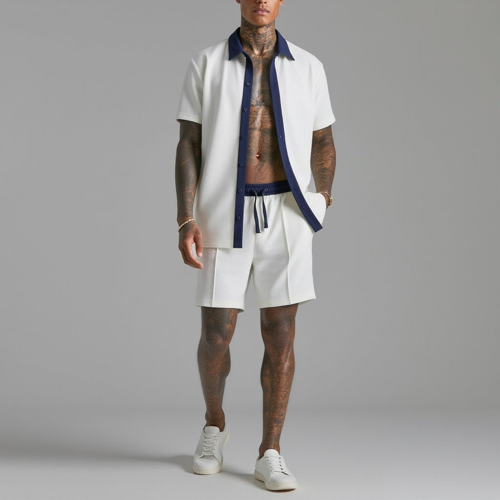 Knox Button-Up Summer Knit Set