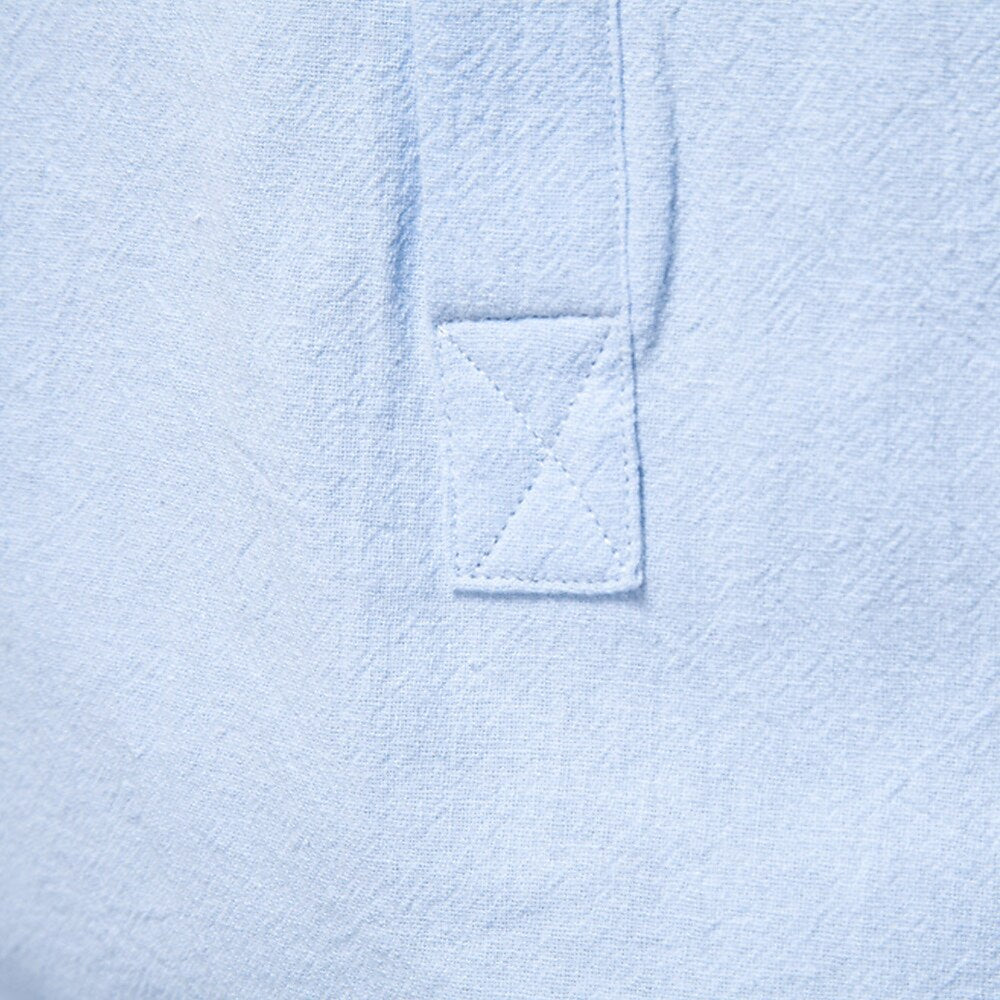 Jasper Cotton Band Collar Shirt