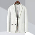 Vicente Men’s Blazer Jacket – Textured Sports Jacket with Tailored Fit for Year-Round Wear