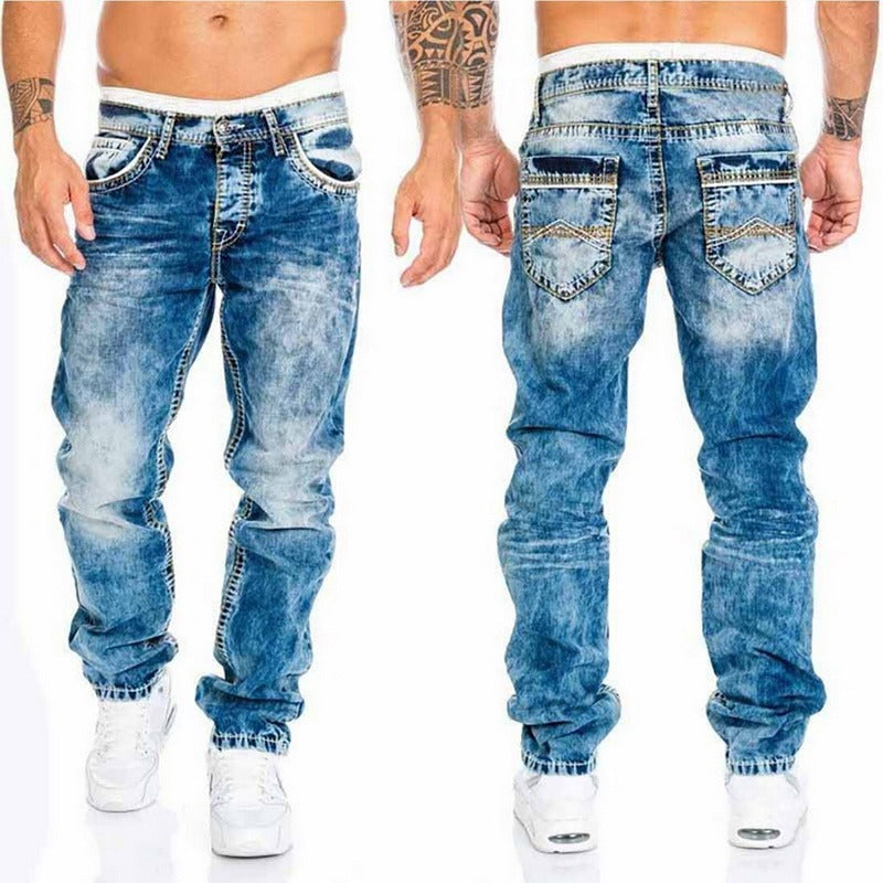 Jaxon Biker Denim Jeans – Rugged Moto-Style Pants with Stretch Comfort