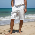 Ellis Linen Shorts – Men’s Relaxed Fit Drawstring Shorts in Lightweight Linen Blend