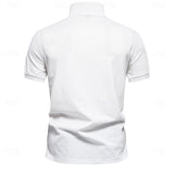 Elias Men's Floral Knit Polo Shirt