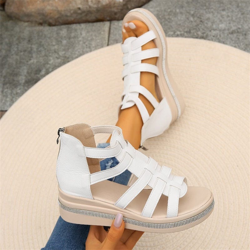 Luca Women's Summer Rhinestone Wedge Sandals