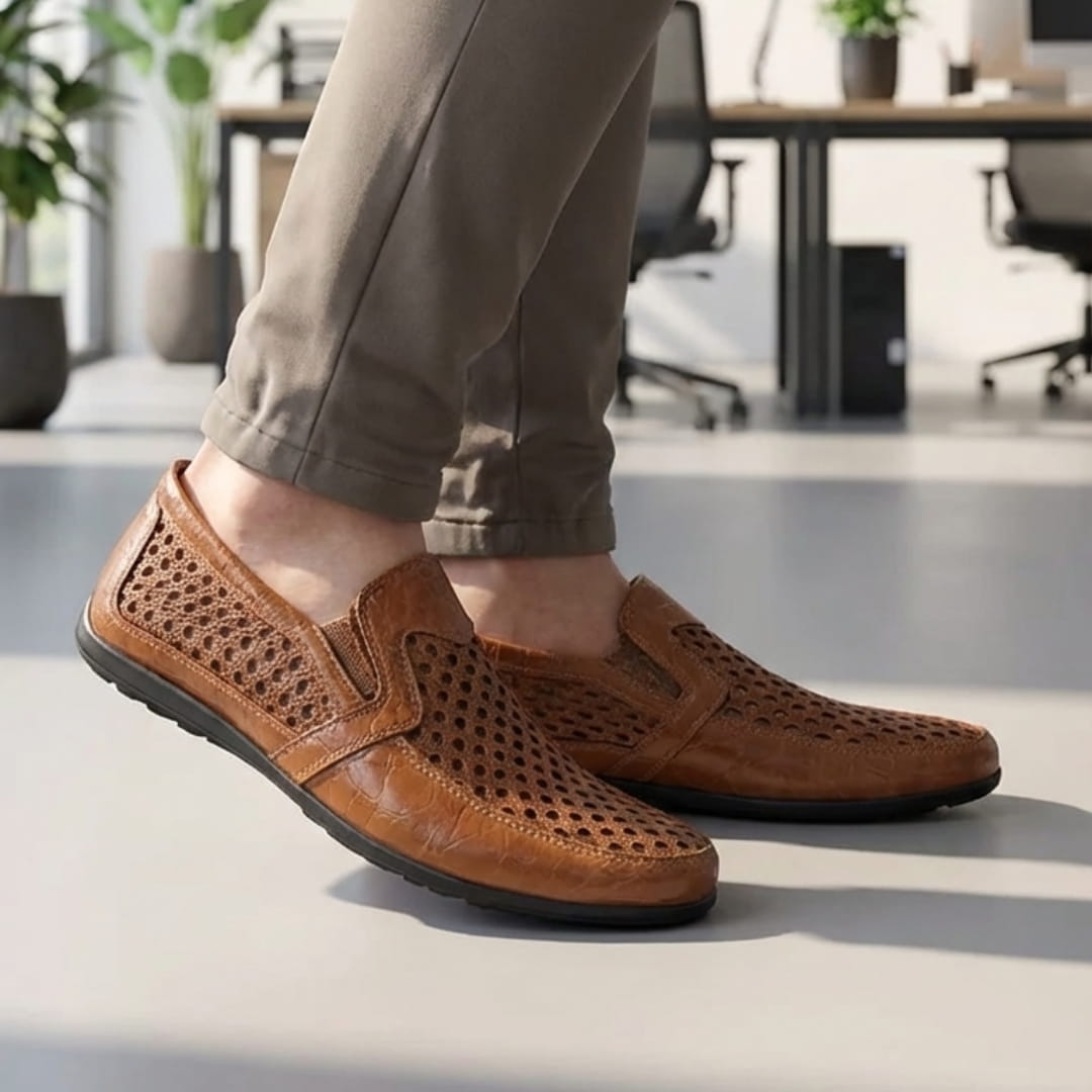 Tobias Breathable Slip-On Loafers – Lightweight Casual Walking Shoes