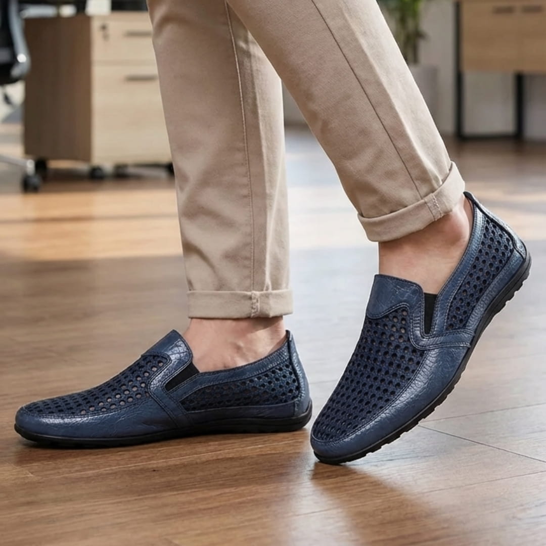 Tobias Breathable Slip-On Loafers – Lightweight Casual Walking Shoes