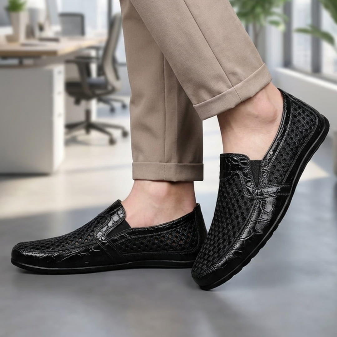 Tobias Breathable Slip-On Loafers – Lightweight Casual Walking Shoes