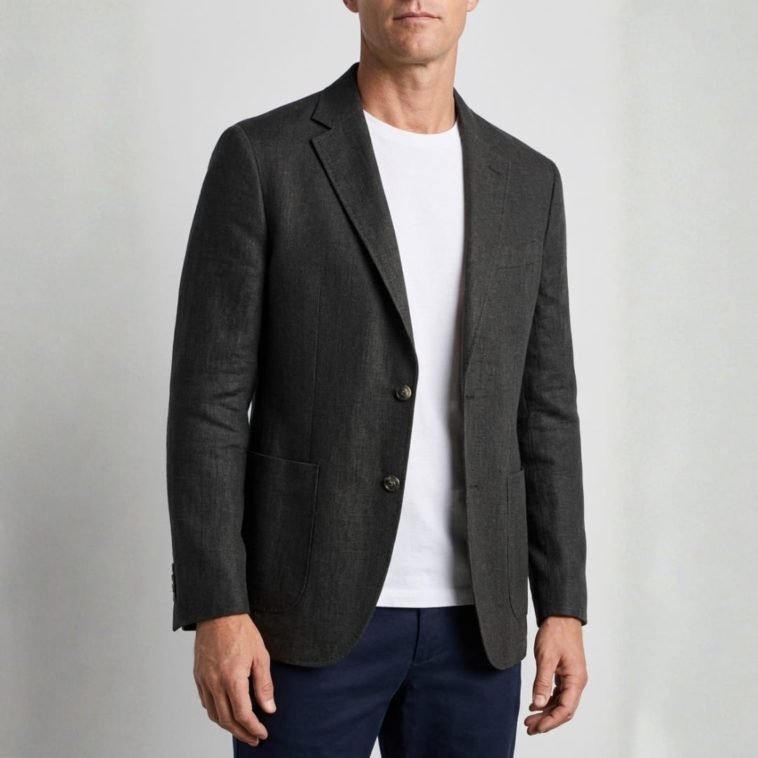 Giuseppe Linen Blazer — Breathable Tailored Casual Summer Jacket