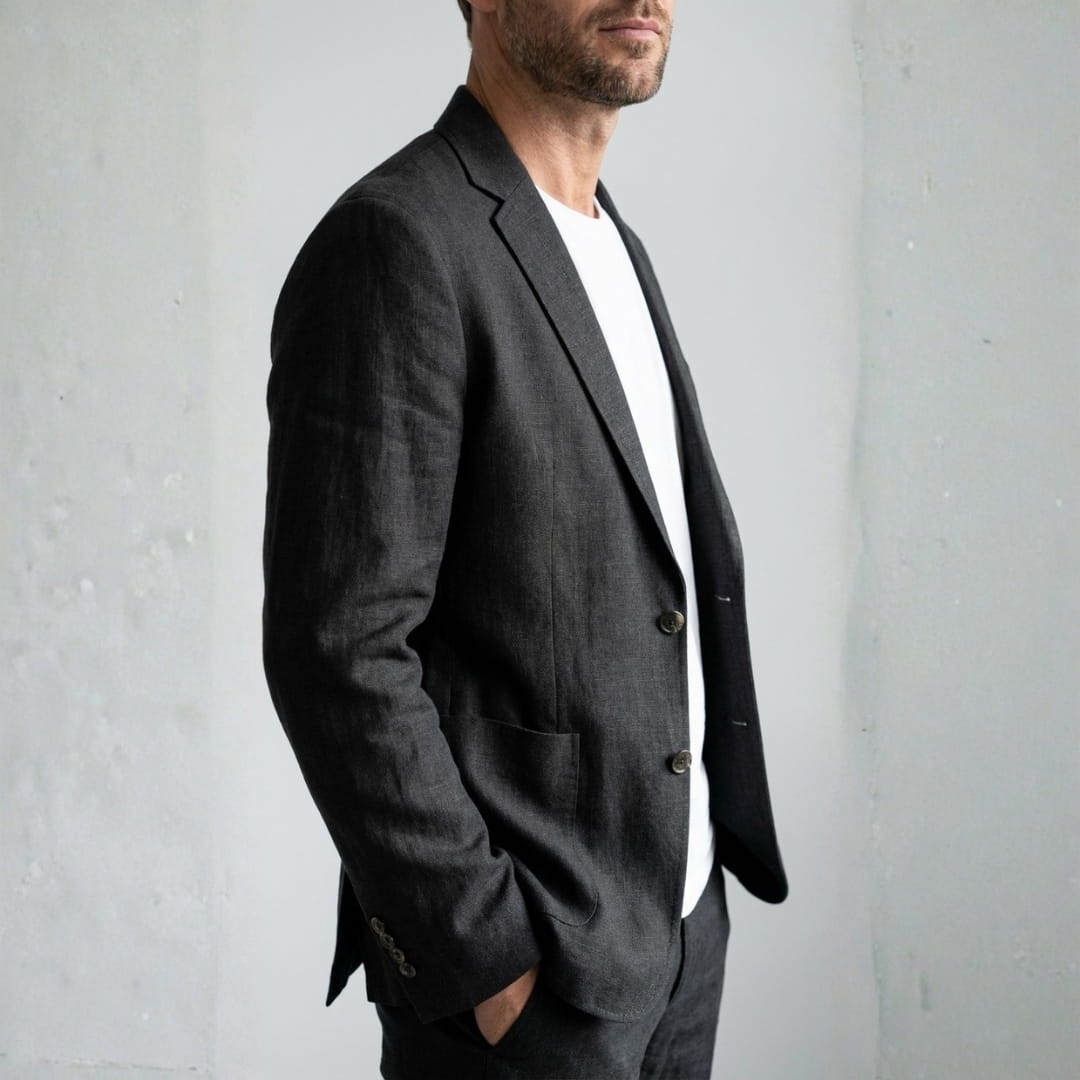 Giuseppe Linen Blazer — Breathable Tailored Casual Summer Jacket