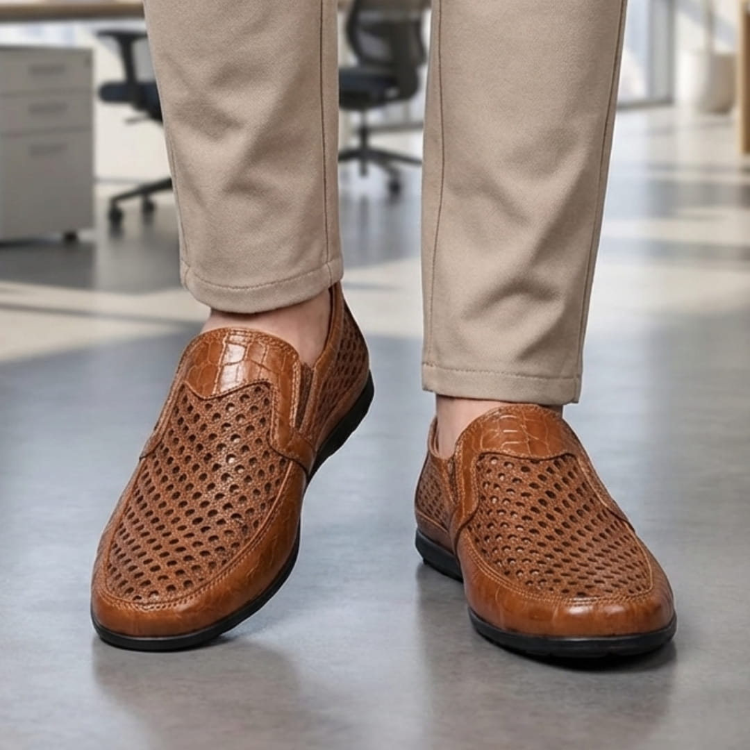 Tobias Breathable Slip-On Loafers – Lightweight Casual Walking Shoes