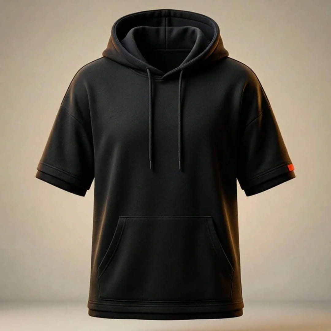 Luigi Peruvian Cotton Hooded T-Shirt — Lightweight Breathable Casual Top
