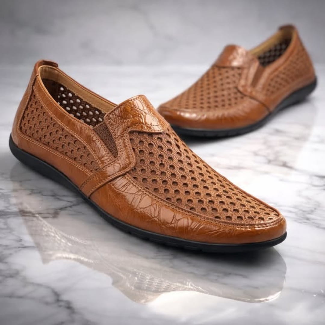 Tobias Breathable Slip-On Loafers – Lightweight Casual Walking Shoes