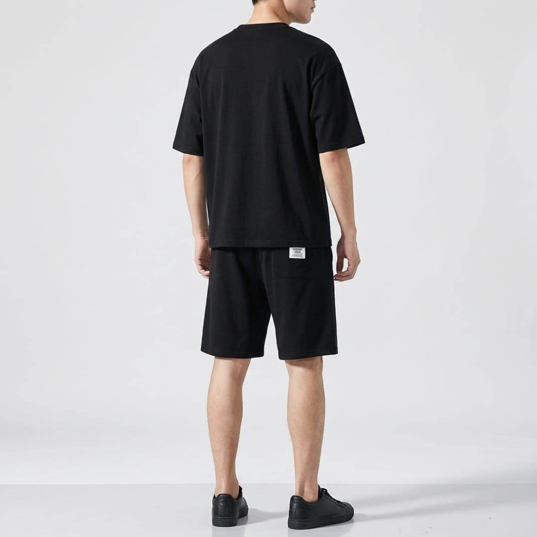 Rafael Cotton Blend Lounge Set — Breathable Two-Piece Casual Outfit