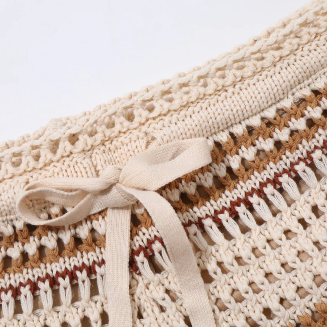 Ivan Braided Cotton Beach Shorts – Casual Summer Drawstring Shorts