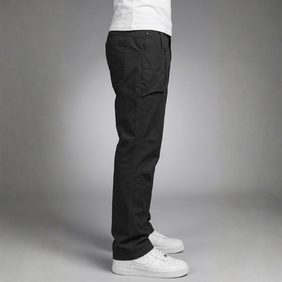 Alaric Cotton Cargo Pants — Slim Fit Utility Casual Trousers