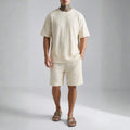 Pietro Cable Knit Co-Ord Set — Textured Relaxed Fit Two-Piece Outfit