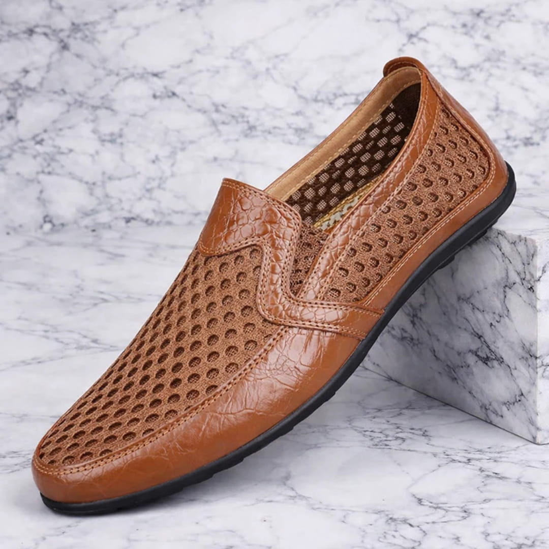 Tobias Breathable Slip-On Loafers – Lightweight Casual Walking Shoes