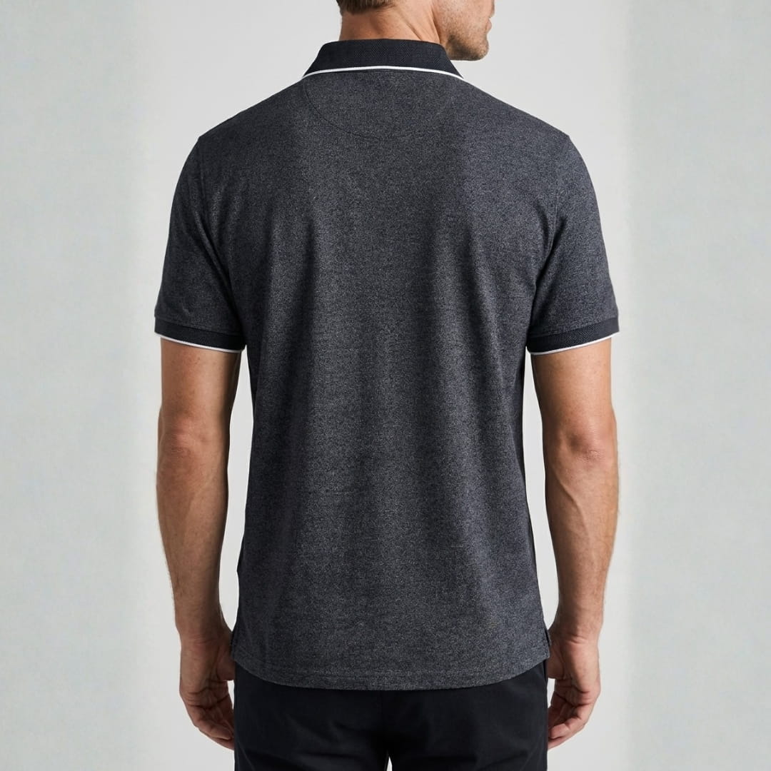 Eric Performance Quarter Zip Polo Shirt – Stretch Smart Fit Casual Shirt