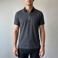 Eric Performance Quarter Zip Polo Shirt – Stretch Smart Fit Casual Shirt