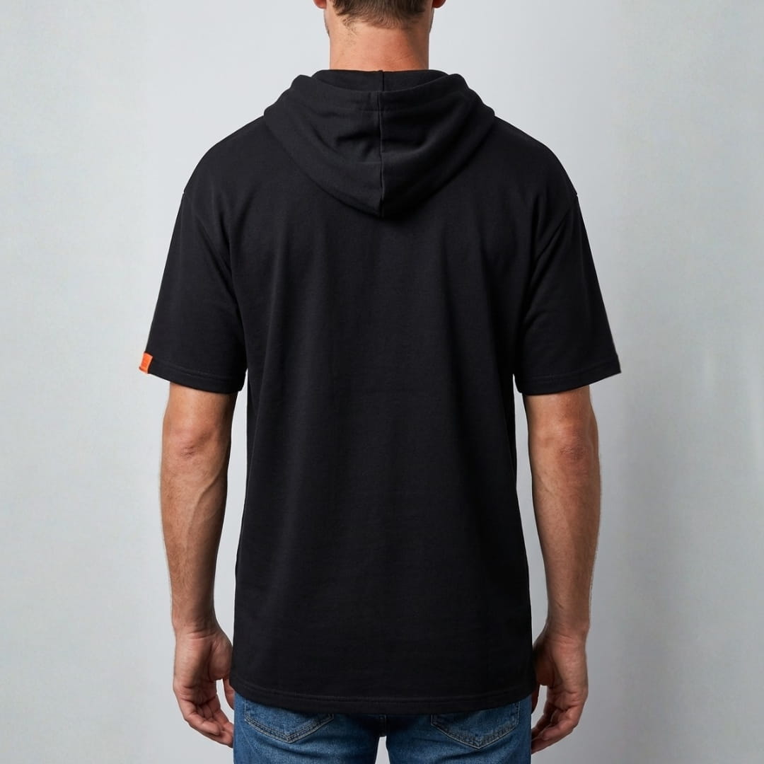Luigi Peruvian Cotton Hooded T-Shirt — Lightweight Breathable Casual Top