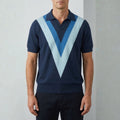 Raffy Fine-Knit Polo Shirt — Lightweight V-Neck Casual Shirt