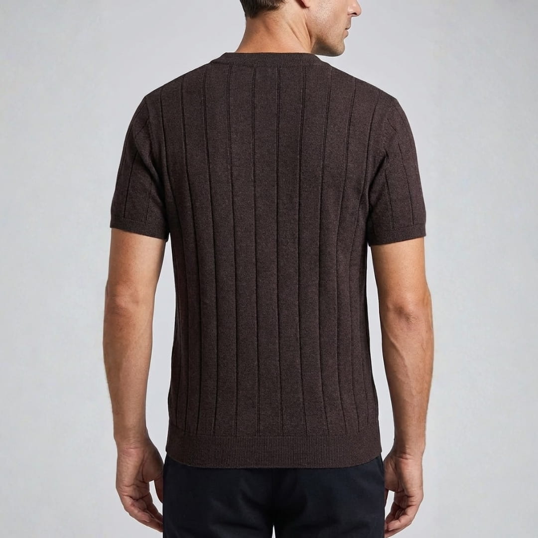 Harold Premium Cotton T-Shirt — Breathable Lightweight Textured Casual Shirt