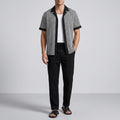 Vincenzo Geometric Pattern Co-Ord Set — Lightweight Casual Two-Piece Outfit