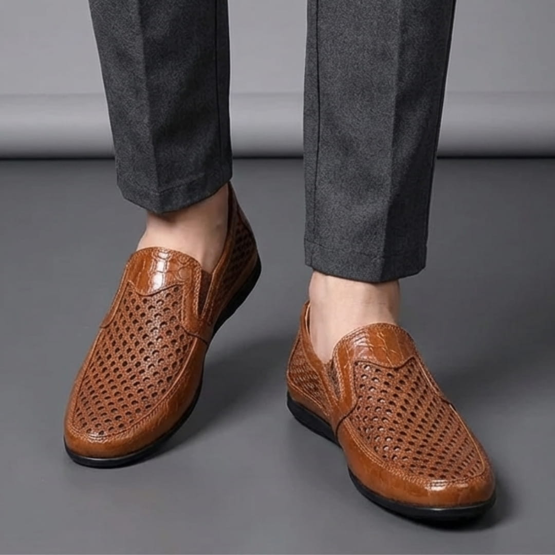 Tobias Breathable Slip-On Loafers – Lightweight Casual Walking Shoes