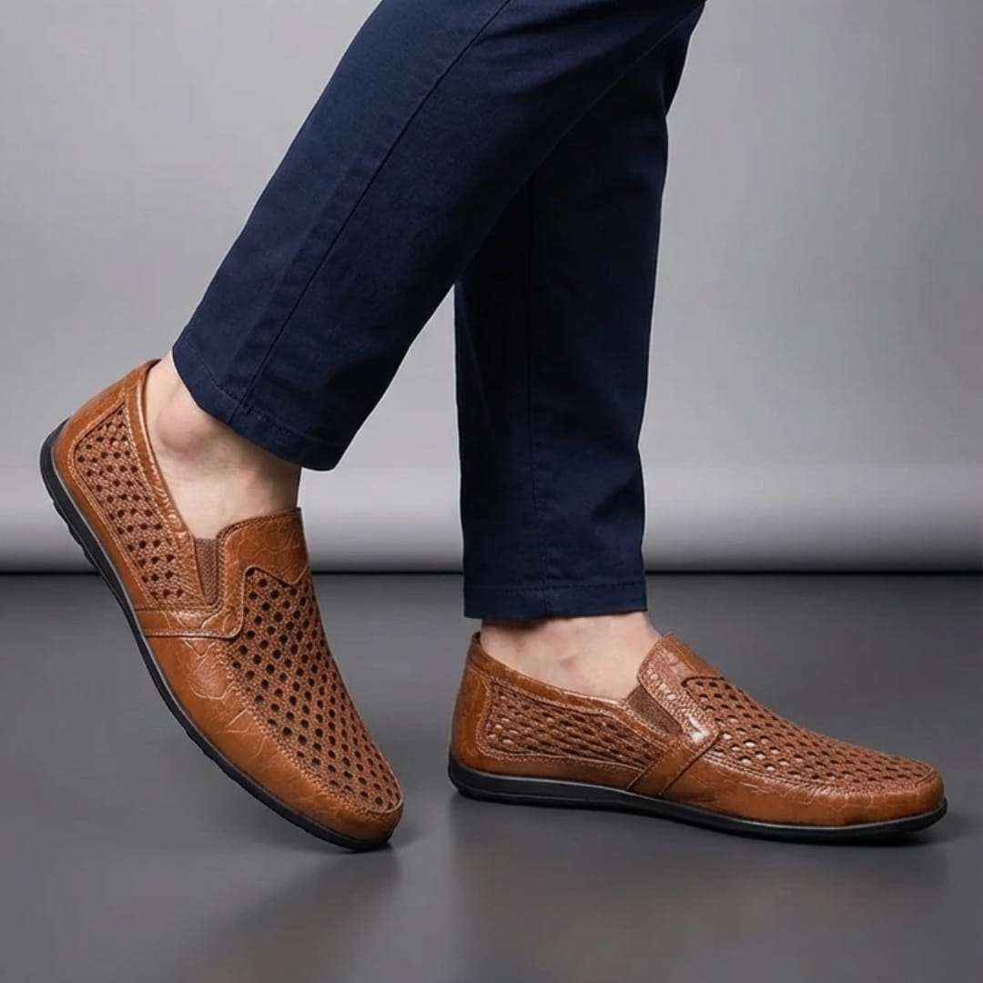Tobias Breathable Slip-On Loafers – Lightweight Casual Walking Shoes