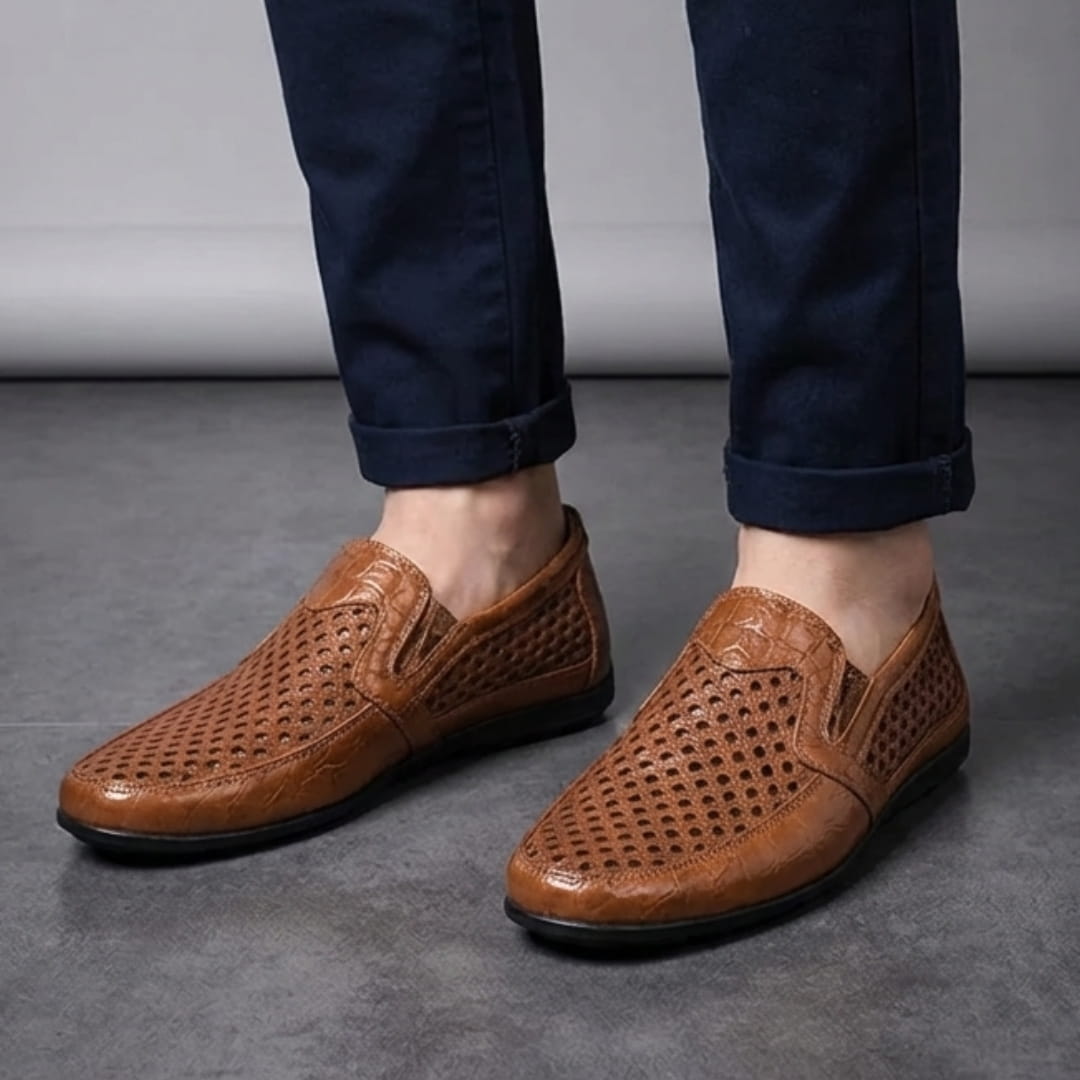 Tobias Breathable Slip-On Loafers – Lightweight Casual Walking Shoes