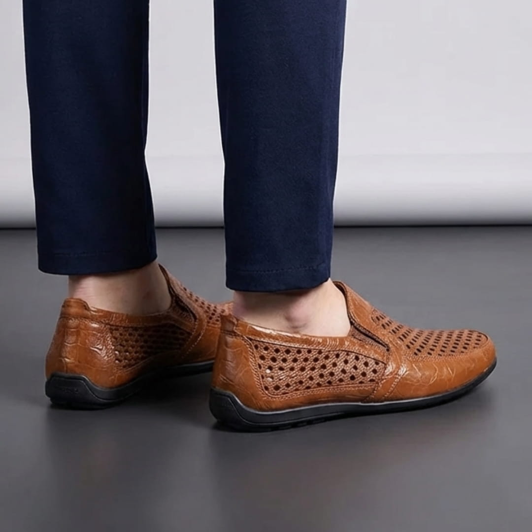 Tobias Breathable Slip-On Loafers – Lightweight Casual Walking Shoes