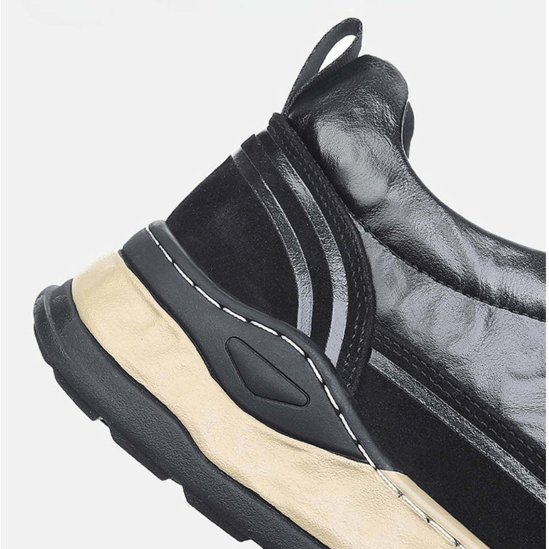 Miguel Men’s Leather Sneakers – Oil-Dipped Durable Fit