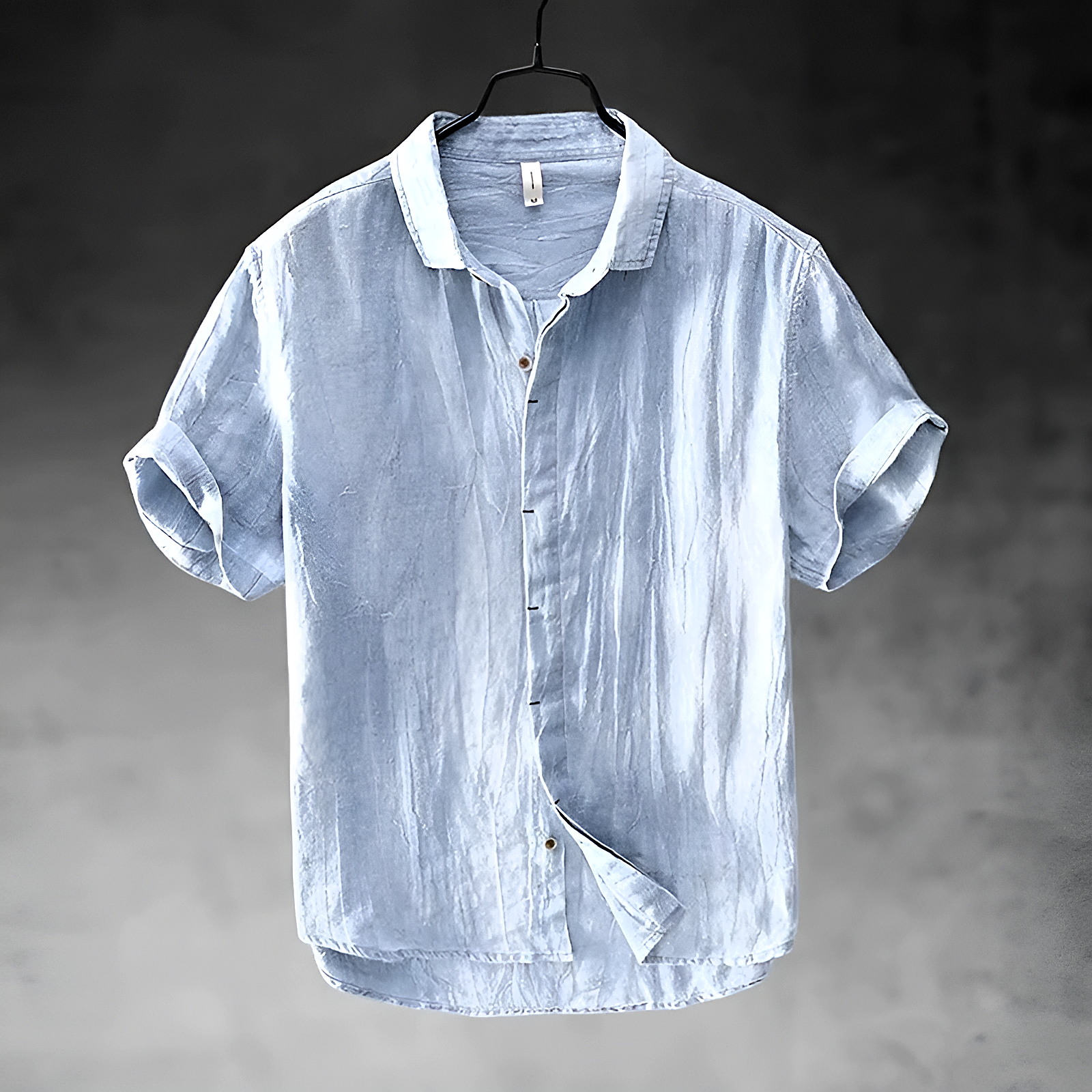 Grayson Linen Shirt – Pure Linen for Laid-Back Summer Refinement