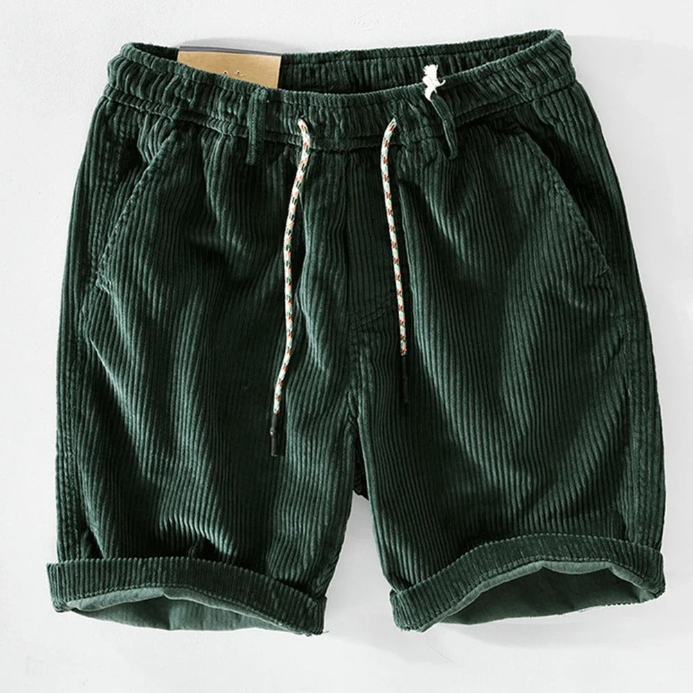 Arnel Soft Corduroy Elasticated Shorts – Relaxed Fit Summer Shorts