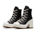 Kenneth Men’s Platform Boots – Chunky Canvas High-Top with Sculpted Heel