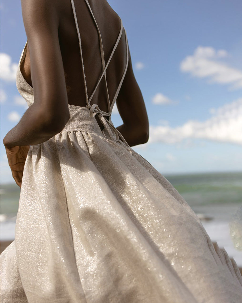 Chic Backless Lace-Up Dress