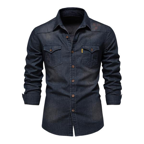 Men's Vintage Denim Shirt