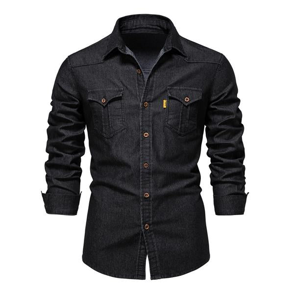 Men's Vintage Denim Shirt